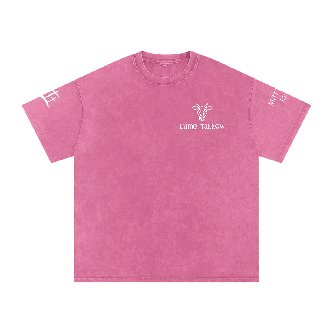 "Jesus Loves You" Washed Oversized Cotton T-Shirt (Unisex)