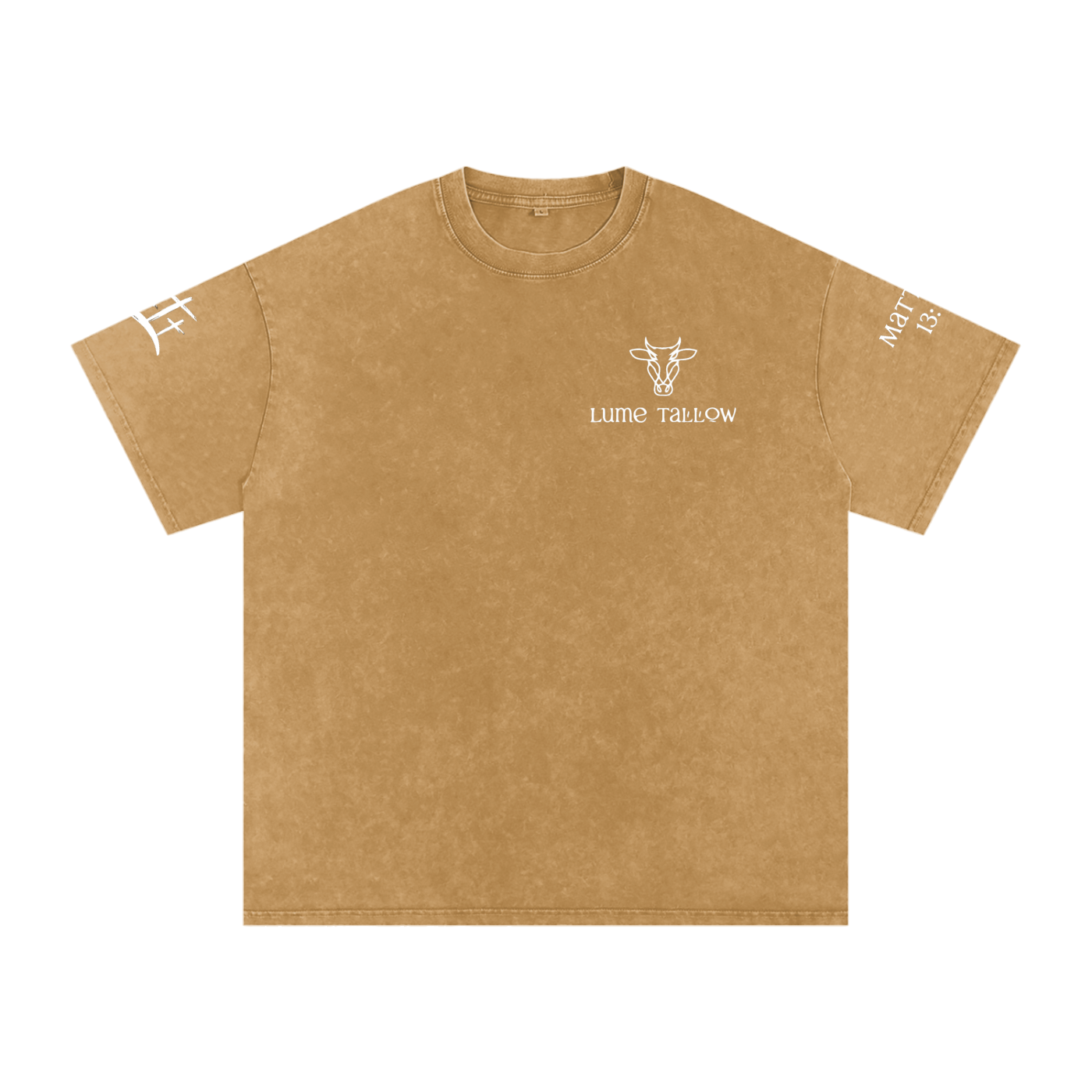 "Jesus Loves You" Washed Oversized Cotton T-Shirt (Unisex)