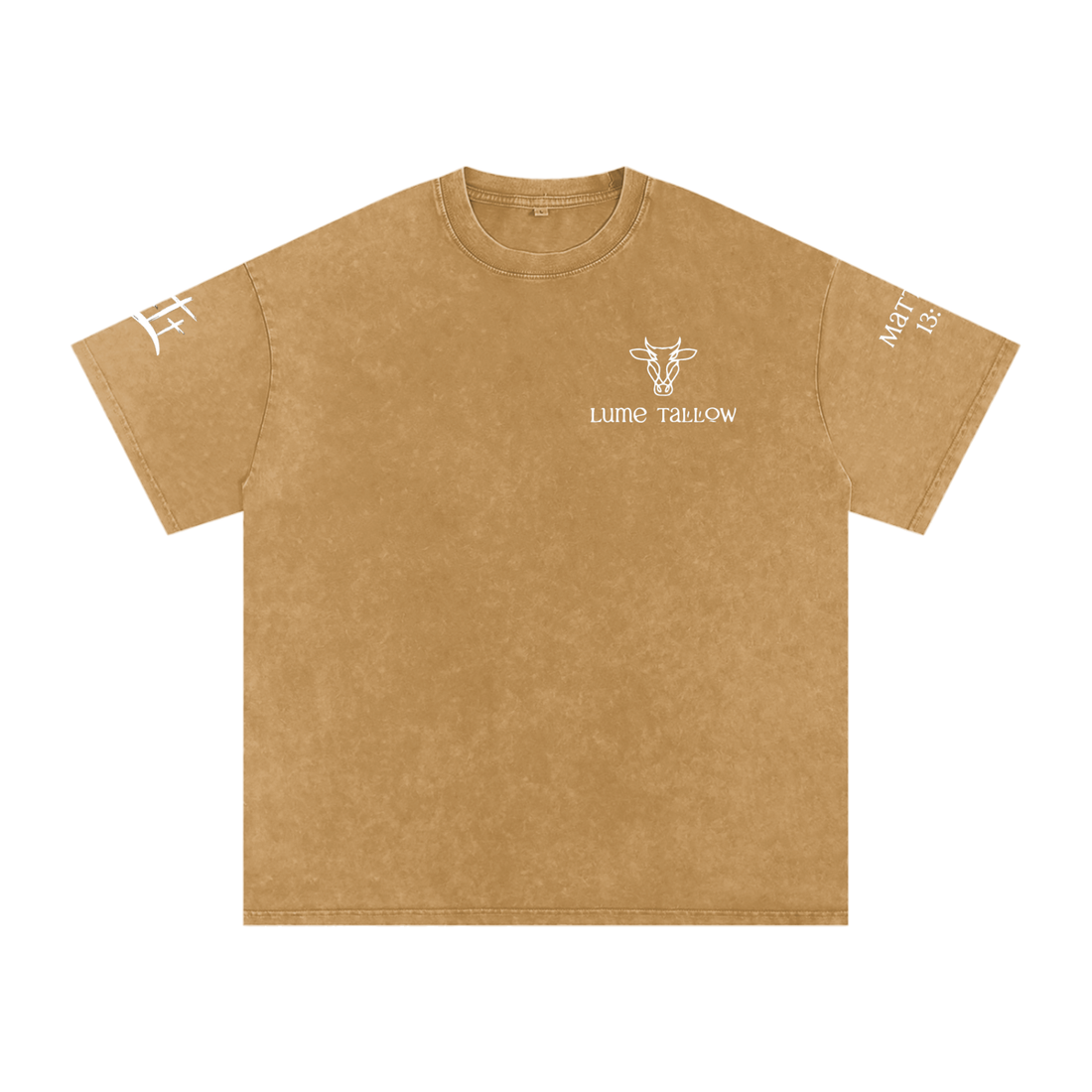 "Jesus Loves You" Washed Oversized Cotton T-Shirt (Unisex)