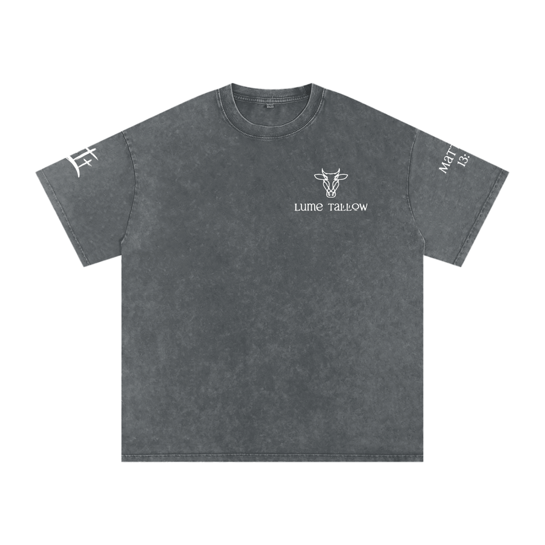 "Jesus Loves You" Washed Oversized Cotton T-Shirt (Unisex)