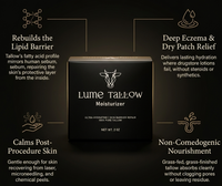 The Lume Tallow Recovery Bundle — a two-step system pairing the Recovery Cleanser with the Recovery Moisturizer for sensitive, post-procedure, and eczema-prone skin